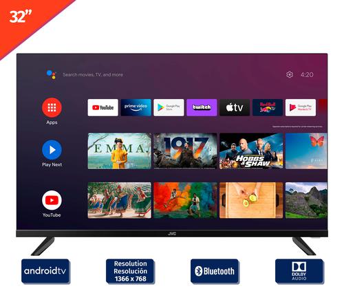 Pantalla JVC Smart TV 32” HD Android TV Negra LT-32KB127