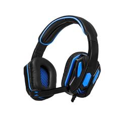Auriculares Para Juego Combat USB - Negro/Azul