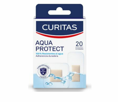 Curitas Aquaprotect resistentes al agua 20 unidades
