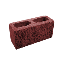 Bloque Concreto Escarpado Terracota 15 X 20 X 40 cm