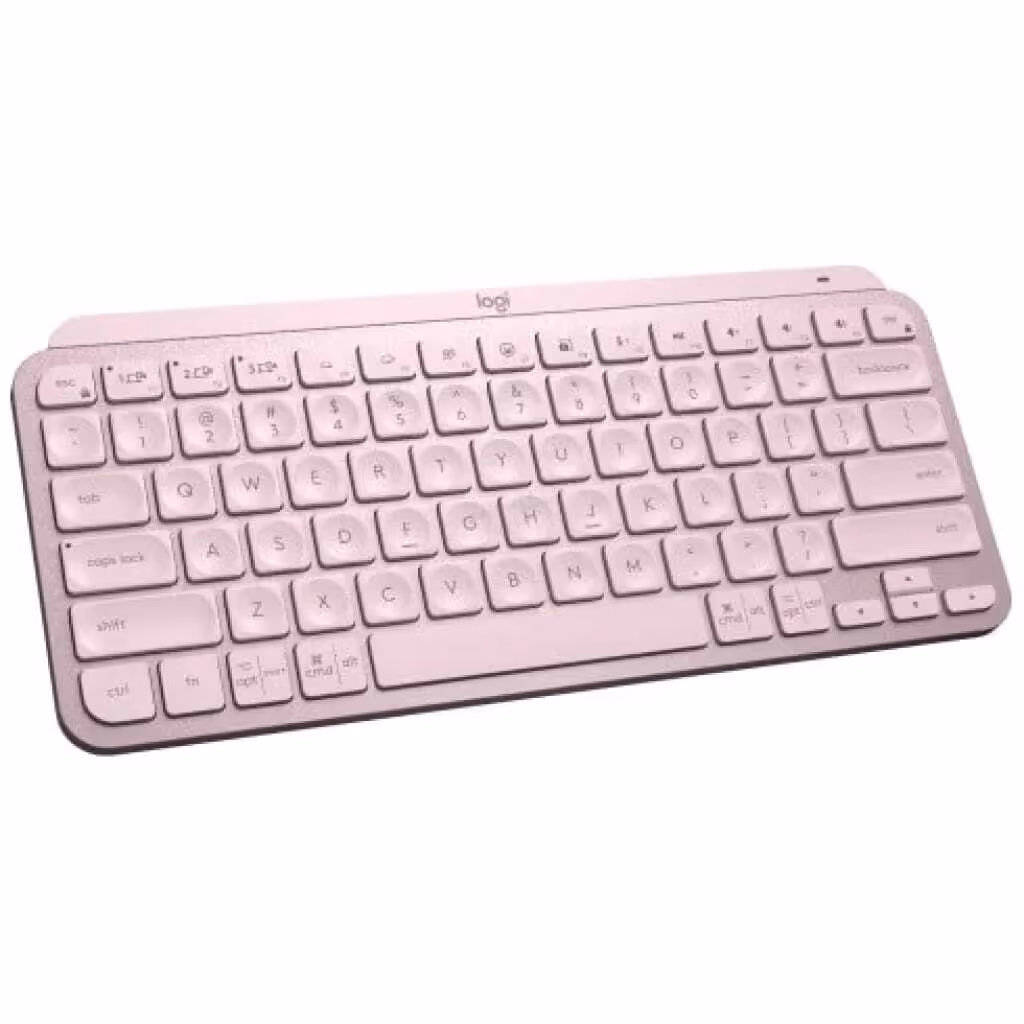 Teclado Logitech MX Keys Mini Inalámbrico Minimalista, Color Ro
