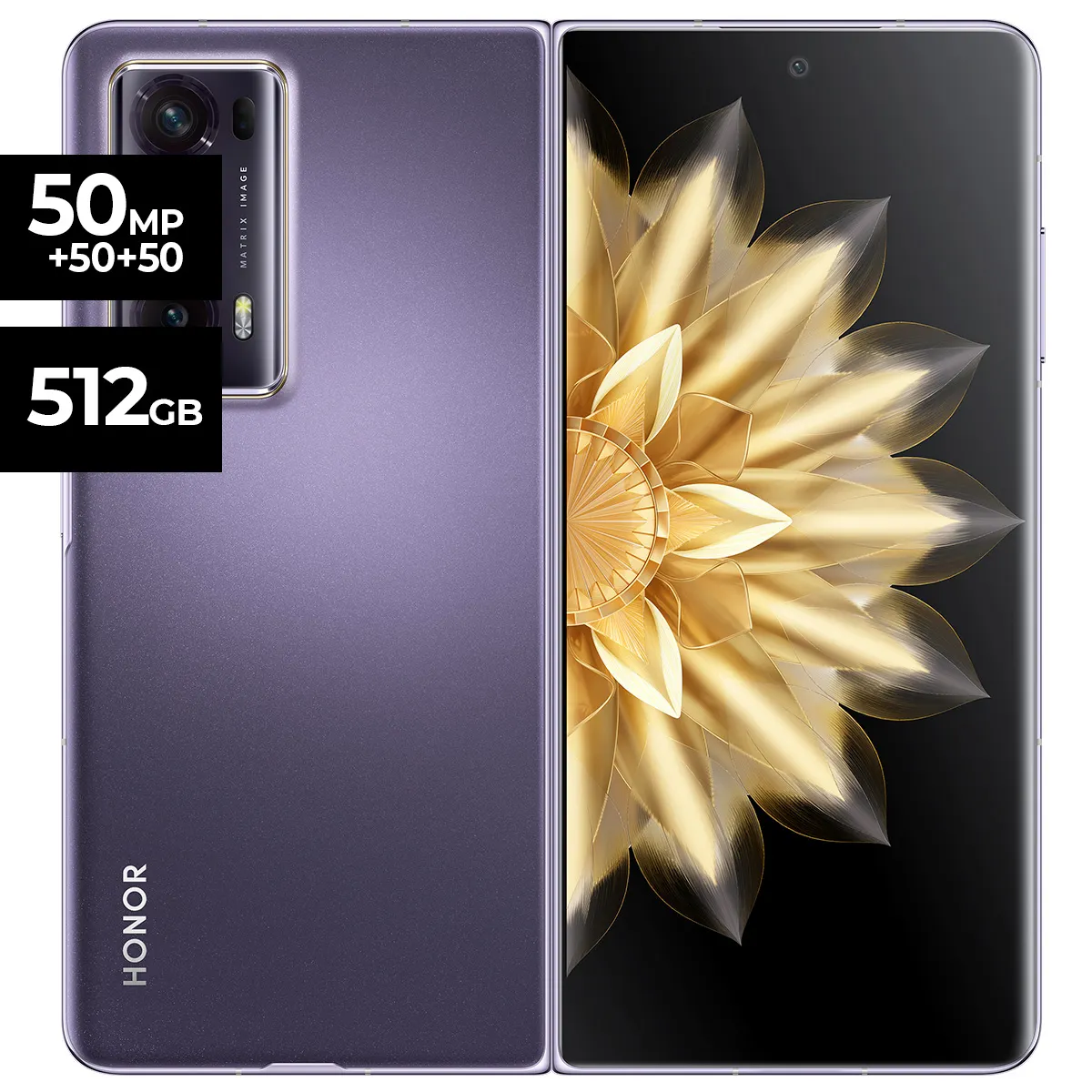 Celular 5G HONOR Magic V2 Violeta 16GB RAM 512GB