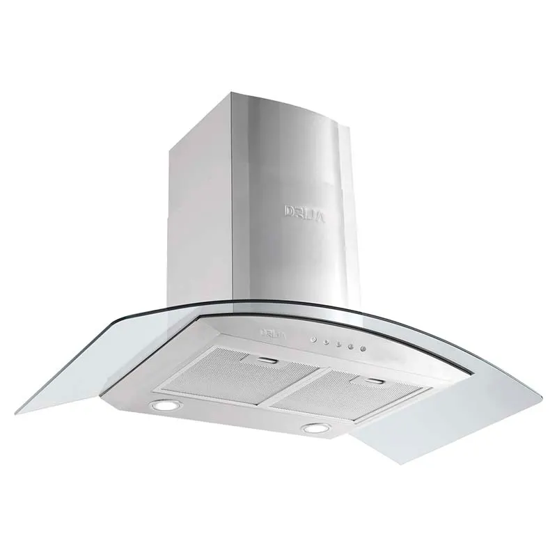 Extractor de cocina tipo campana 76 cm acero