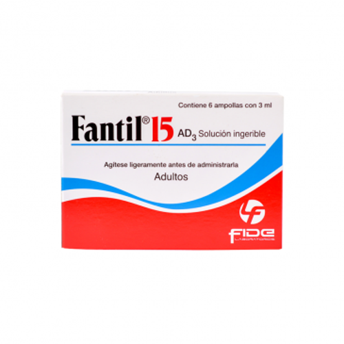 FANTIL-15 3 ML ADTO X 5 AMP+1 GRATIS FIDE