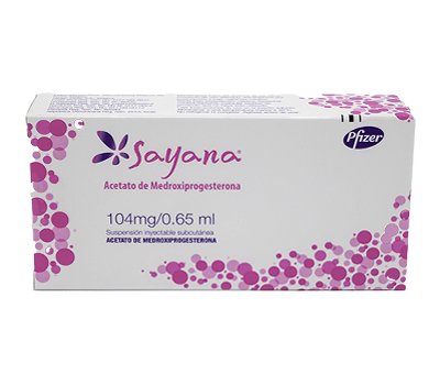 SAYANA INYECTABLE 104MG/0.65ML X 1