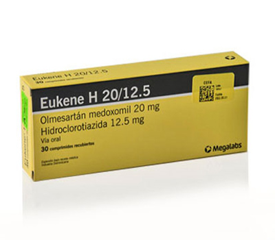EUKENE H 20/12.5 MG COMPRIMIDOS VÍA ORAL