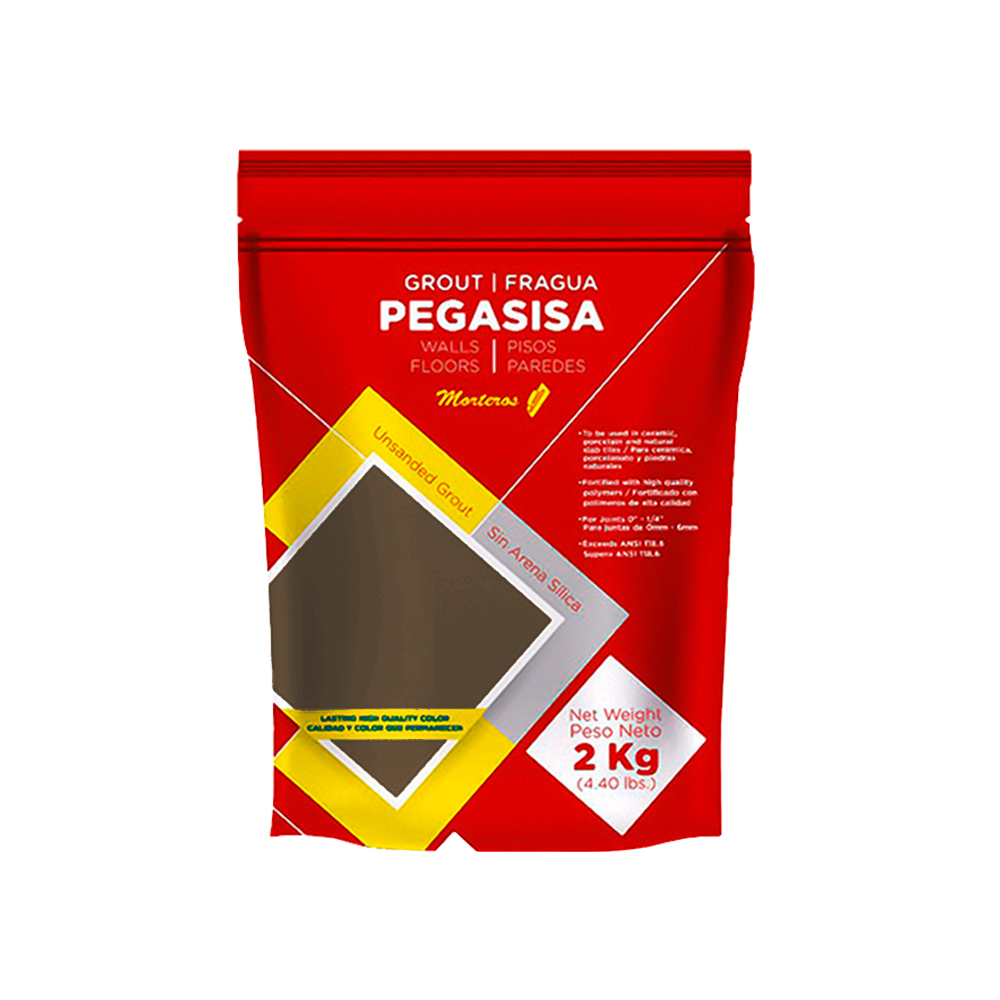 Fragua pegasisa sin arena silica 2kg café oscuro