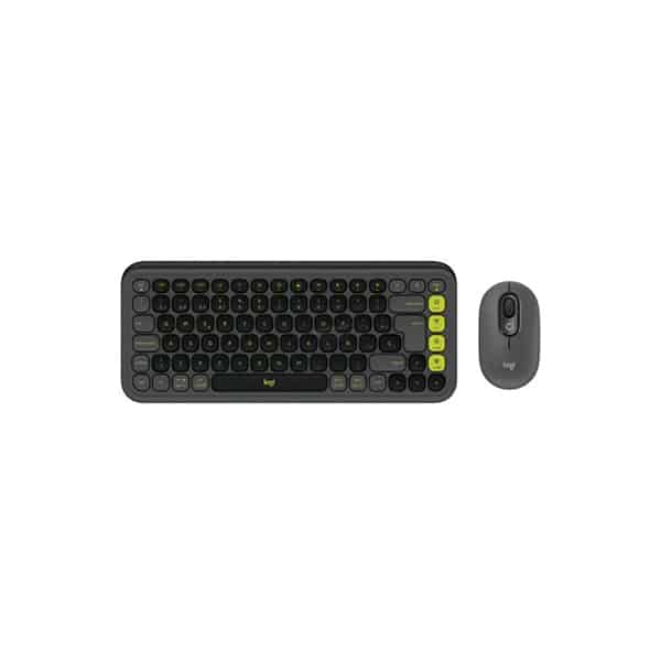 Logitech Teclado/mouse inalámbrico BT grafito/verde