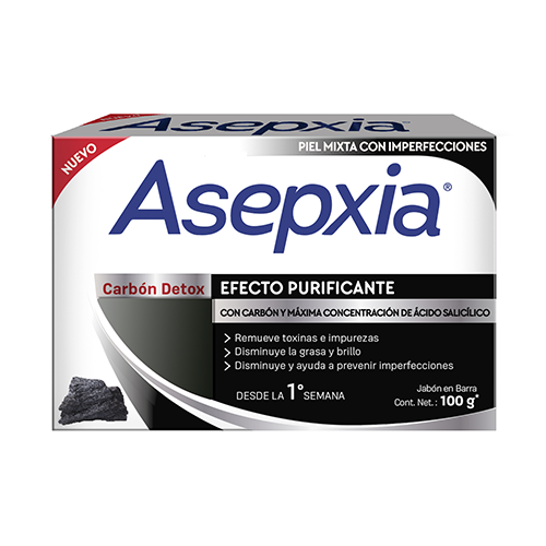 JABON ASEPXIA CARBON DETOX 100 GR