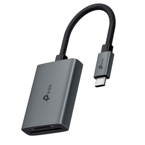 Adaptador USB-C TP Link UA430C 1 Puerto SD y 1 Puerto Micro SD 3.0 5 Gbps – Negro (UN)