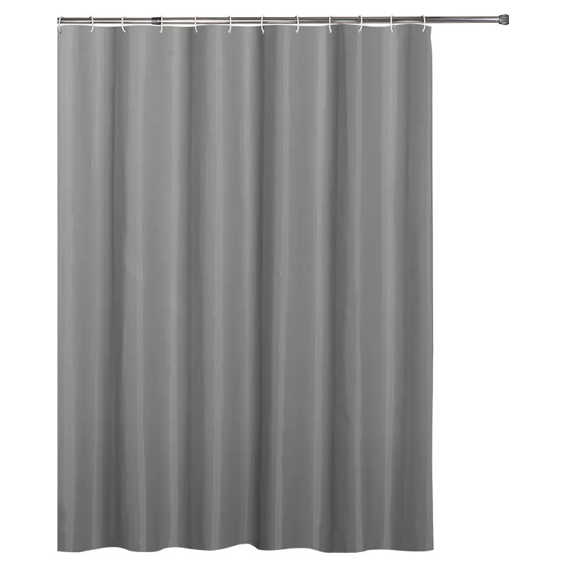 Cortina de baño poliéster gris 183 x 183 cm
