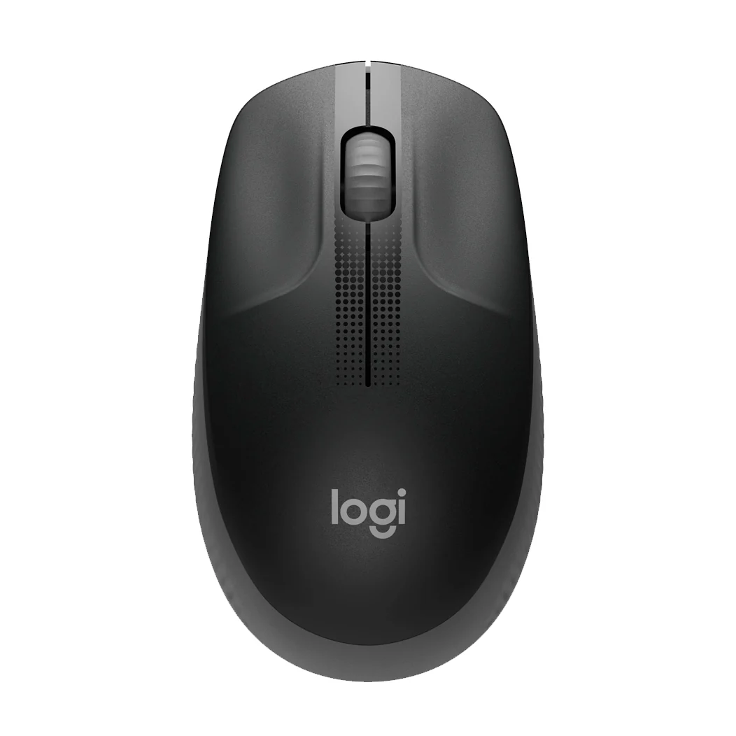 Mouse Inalambrico Logitech M190 Negro con Azul 910-005903
