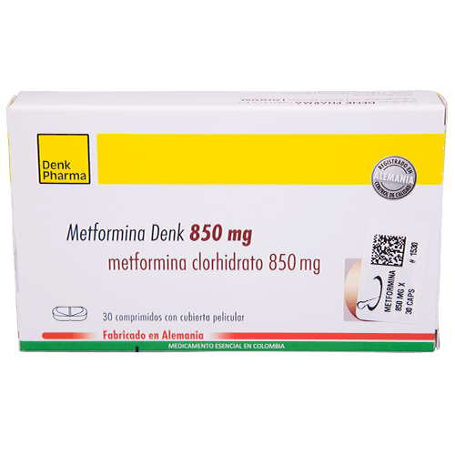 METFORMINA COMPRIMIDOS 850 MG