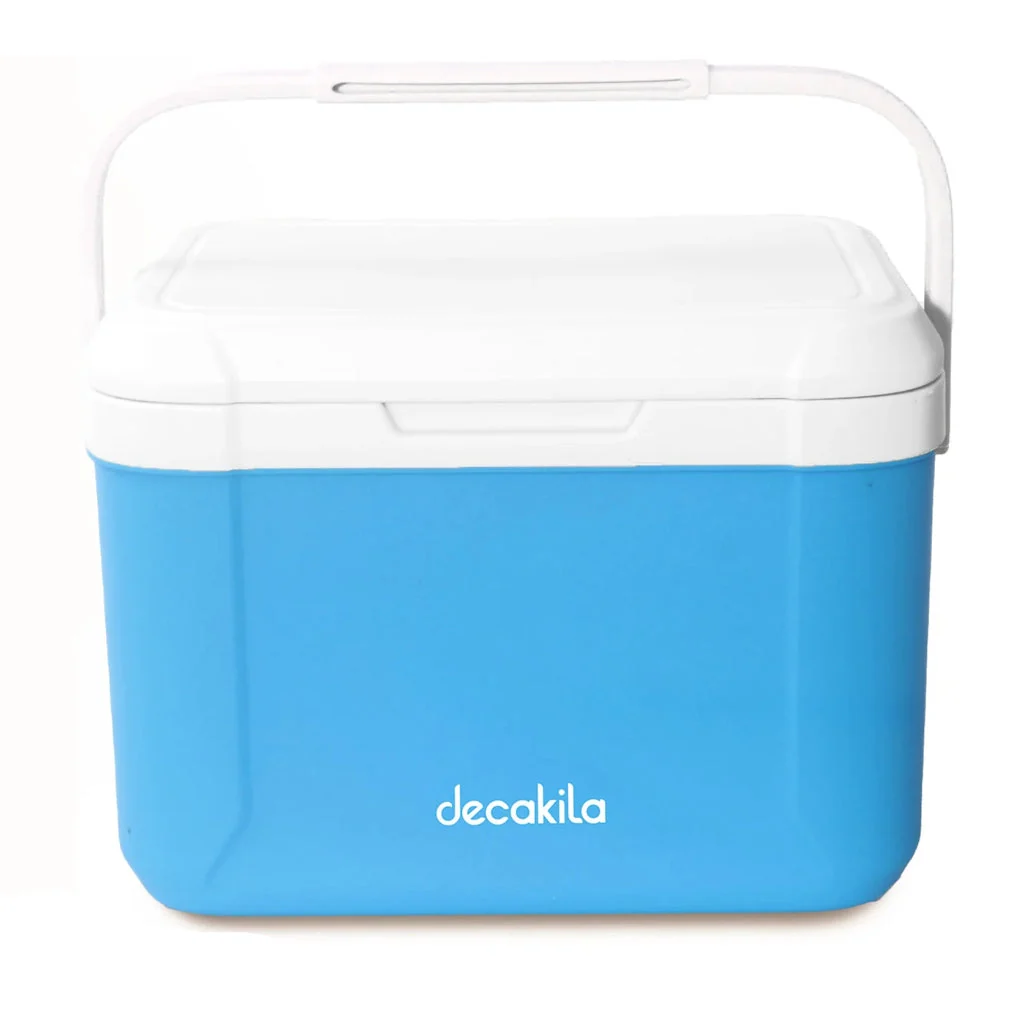Decakila Hielera Plástica Cuadrada, 5 Litros