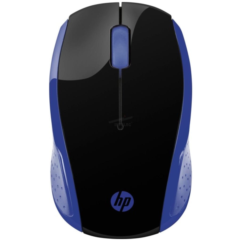 MOUSE INALAMBRICO HP 200 – NEGRO CON AZUL