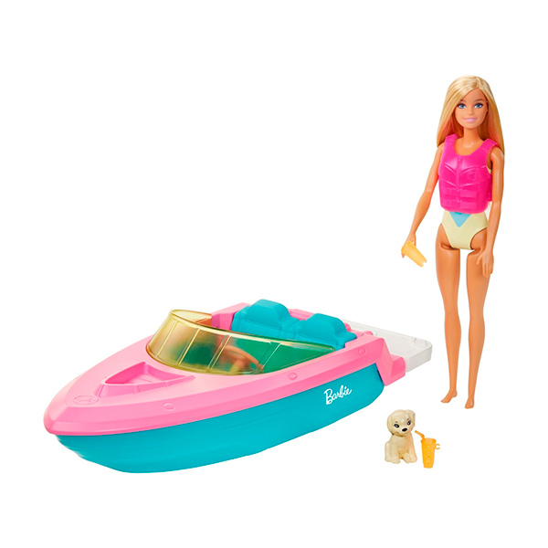 Barbie Estate Lancha con Muñeca