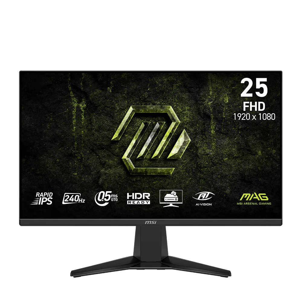 Monitor Gaming MSI MAG 255F X24 | 25" | 1920x1080 | 240Hz | HDMI | DisplayPort