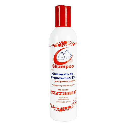 SHAMPOO CLORHEXIDINA 245 ML (VETERINARIA)
