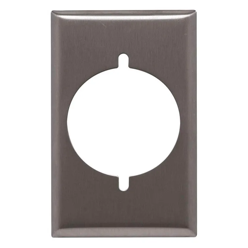 Placa toma cocina acero inoxidable