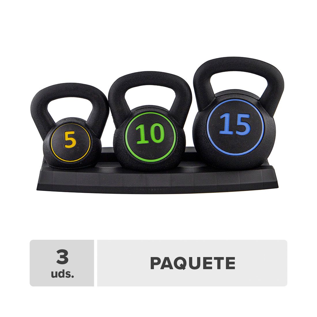 Kettlebell bandeja 51x22x30cm 3pcs