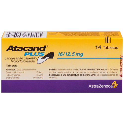 ATACAND PLUS COMPRIMIDOS 16 / 12.5 MG