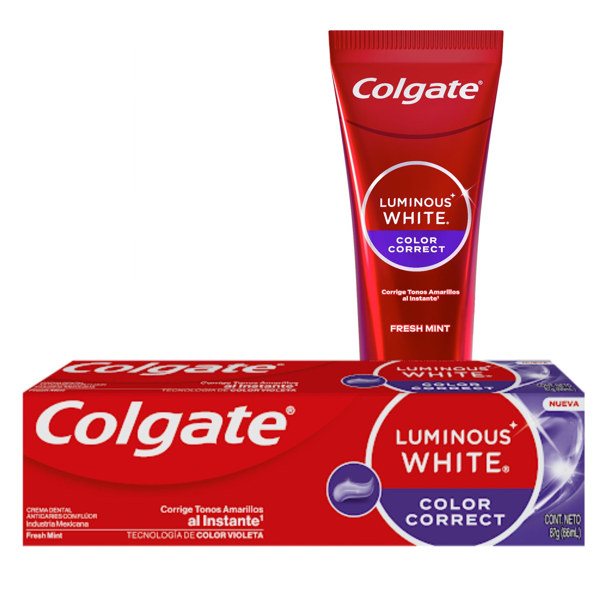 Colgate crema dental Luminous White Color Correct 87g