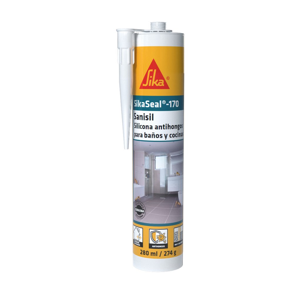 Silicon para baños y cocinas blanco 280 ml (340 g)