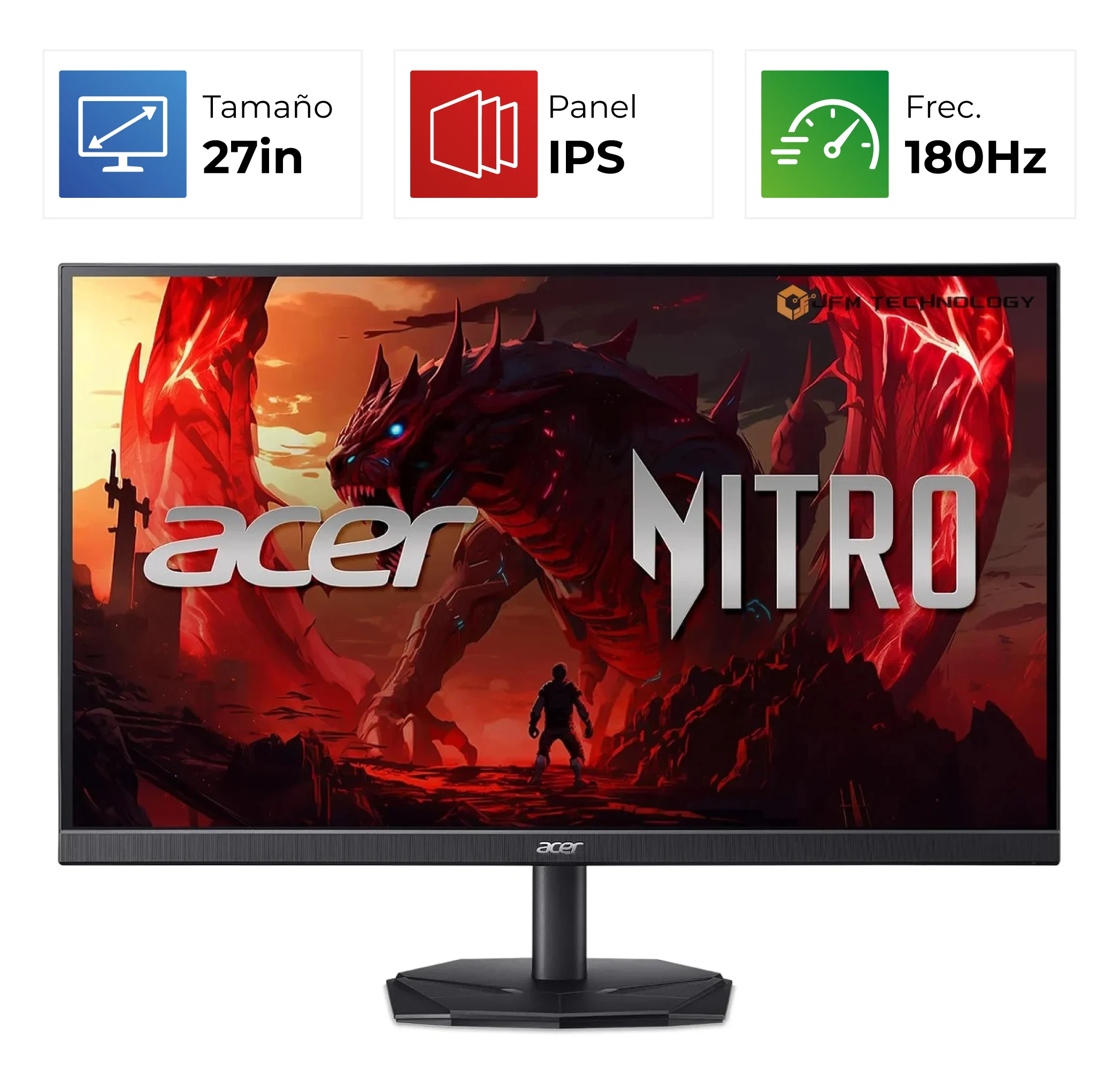 Acer Nitro KG271U – 180hz – 0.5ms