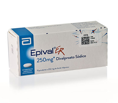 Epival ER 250 mg caja 30 comprimidos