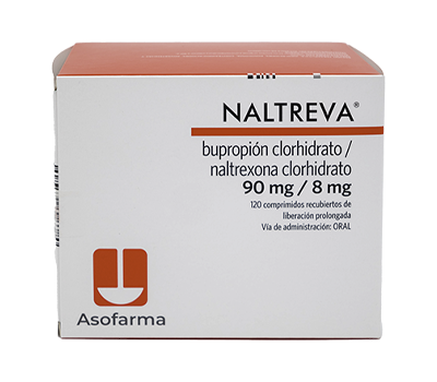 NALTREVA TABLETAS 90MG/8MG X 120