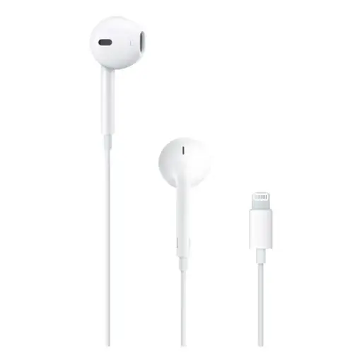 Audífonos Apple EarPods Lightning Blancos MWTY3AM/A