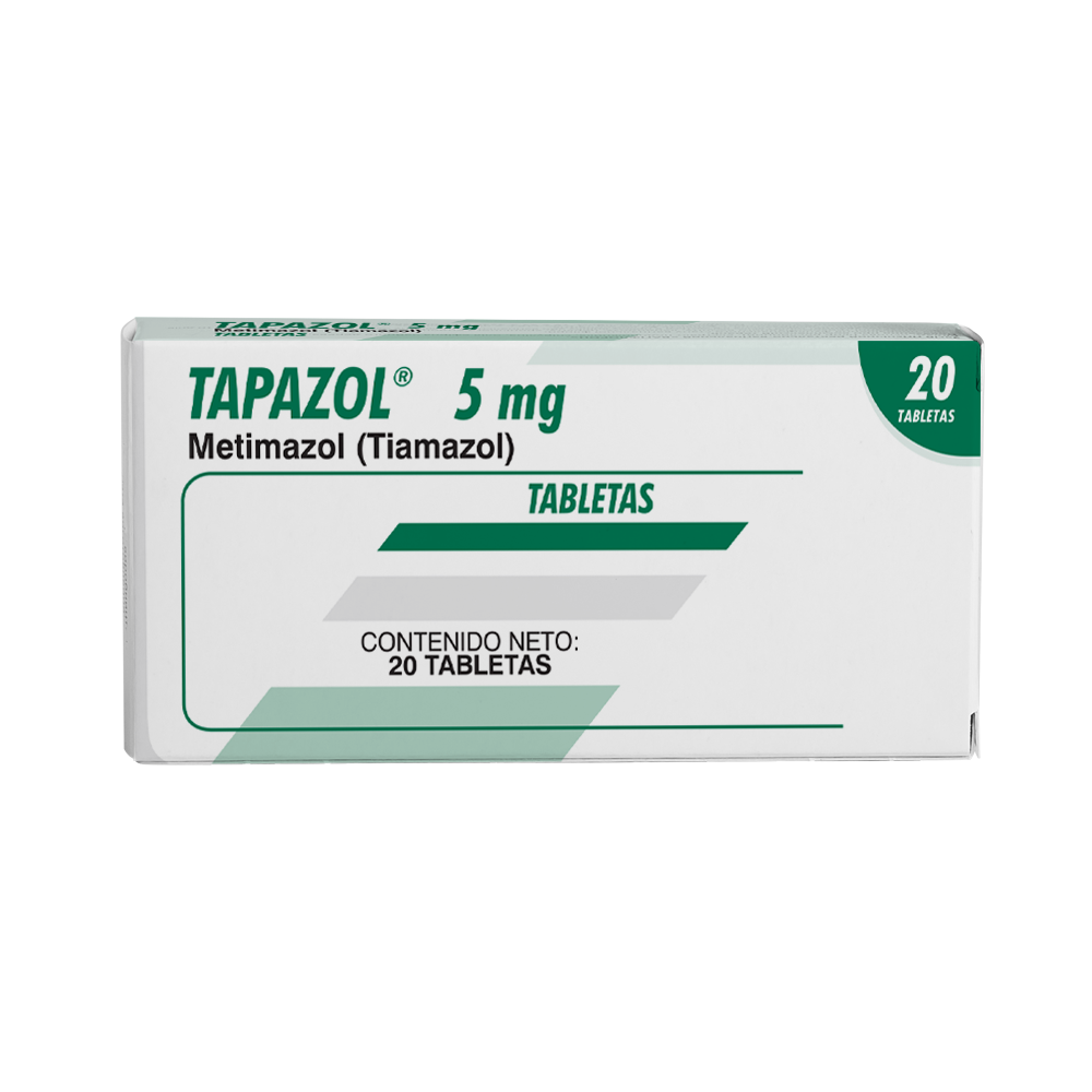 TAPAZOL 5 MG X 20 TABS