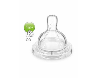 Avent Set 2 tetinas de flujo lento 1m+