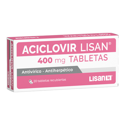 Aciclovir Lisan 400mg X20 Tab Atm