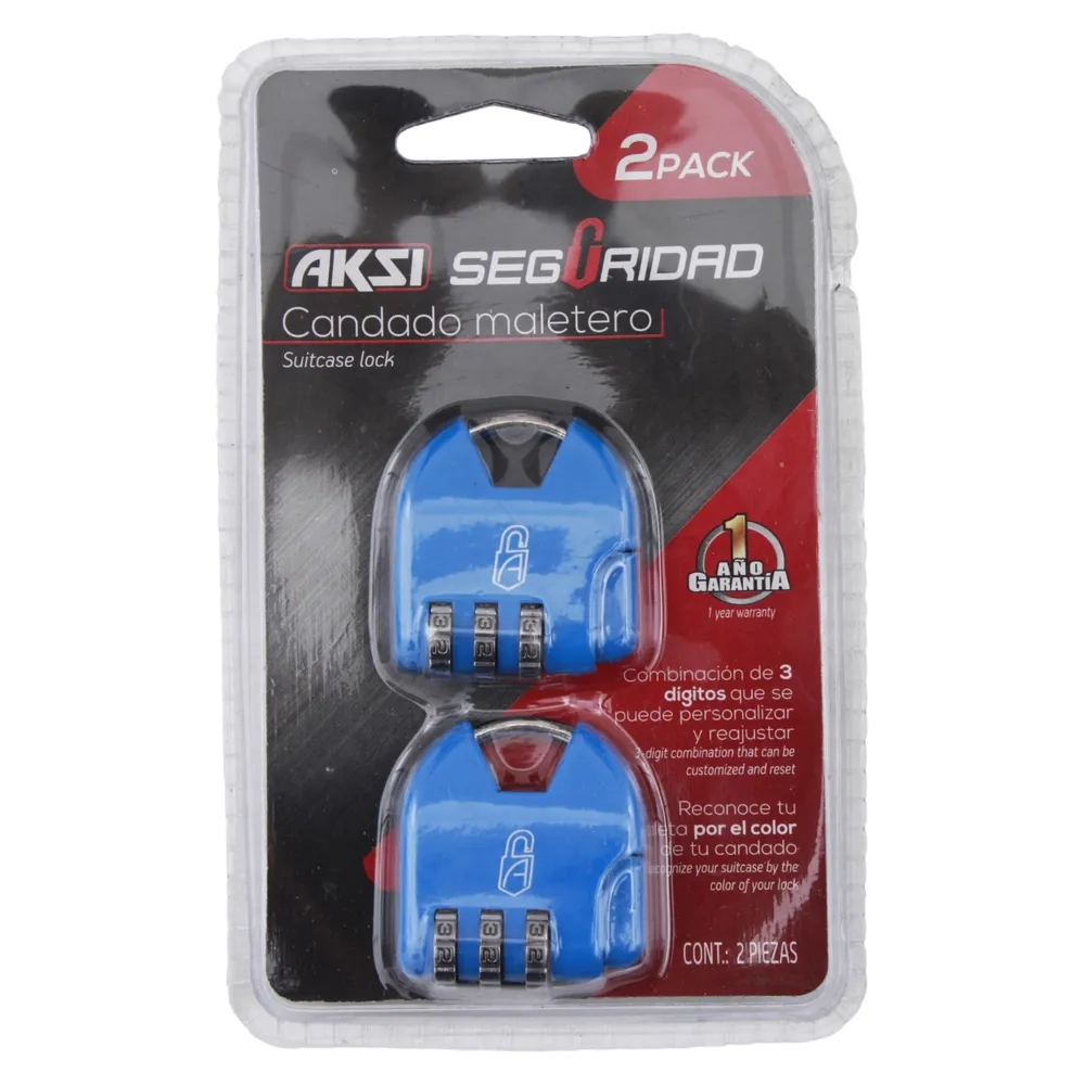 Candado Maletero 2 Pack
