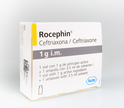 ROCEPHIN IM 1 G AMPOLLA INYECTABLE