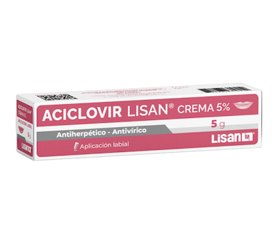 ACICLOVIR LABIAL LISAN 5 GR UNGÜENTO TÓPICO