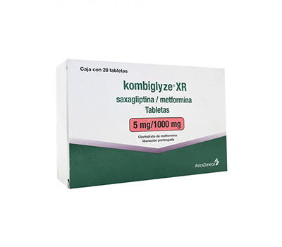 Kombiglyze XR 5mg/1000 mg caja 28 comprimidos