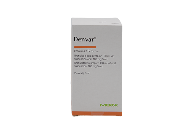 DENVAR 100 mg /5 ml - 100 ml GRANULADO PARA SUSPENSIÓN