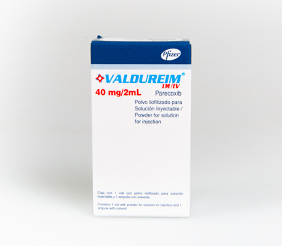 VALDURE 40 MG AMPOLLA INYECTABLE
