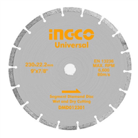 Disco Diamantado Segmentado 9" Ingco