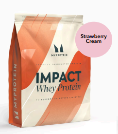 MyProtein Impact Whey Protein crema de Fresa Polvo Solución Oral 1 kg