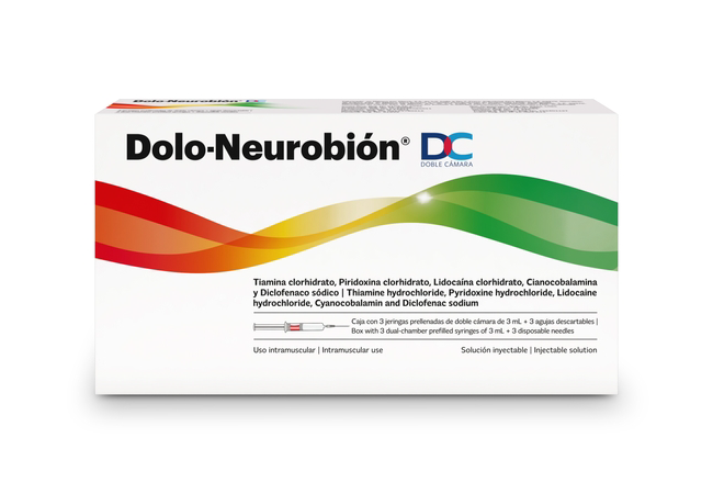DOLO-NEUROBIÓN (TRIPACK) SOLUCIÓN INYECTABLE JERINGA PRELLENADA 3 ML