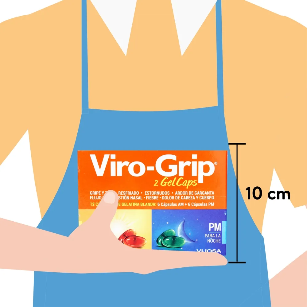 Gelcap Virogrip Combinado Ampm 6sob 12ea