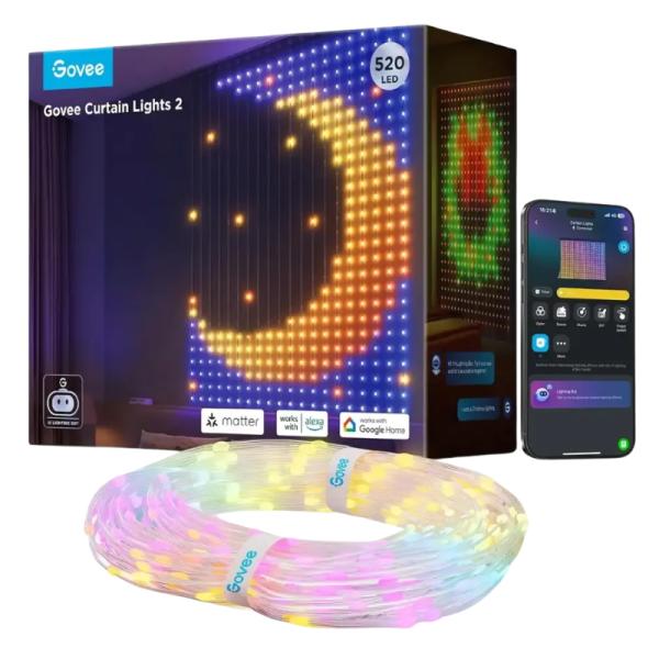Cortina de Luces Govee H70B3 Curtain Lights 2 1.5M X 2M