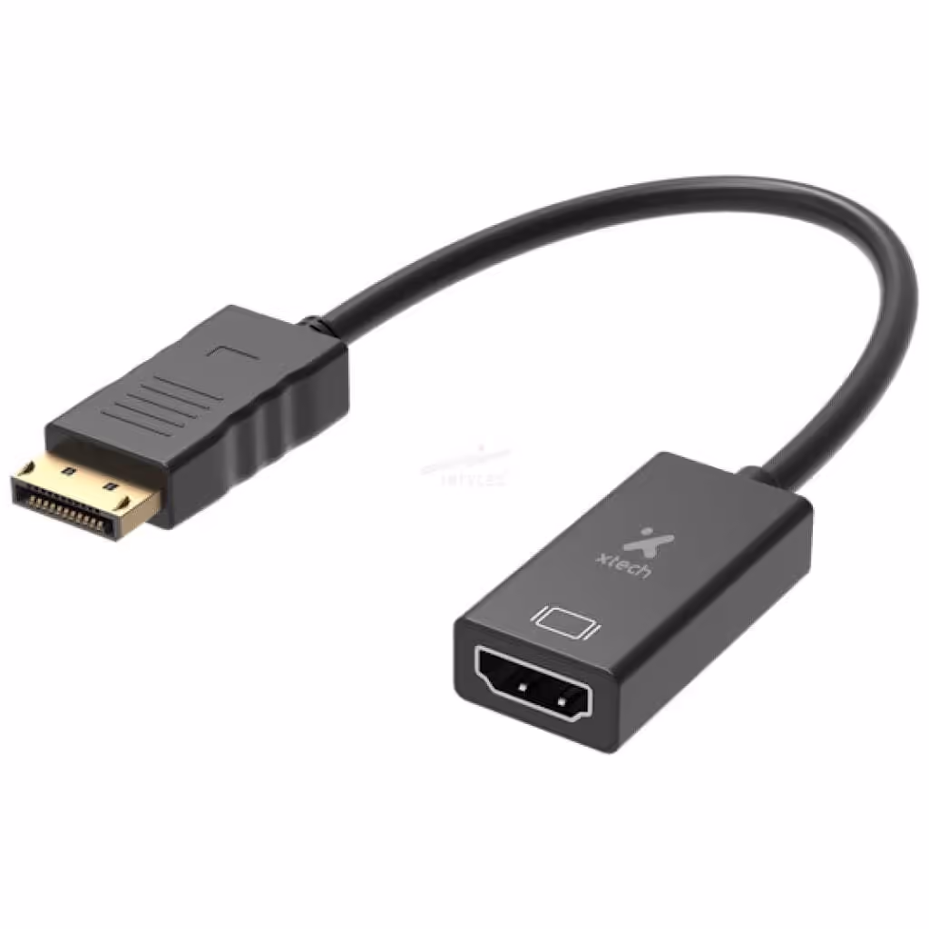 ADAPTADOR XTECH DISPLAYPORT MACHO A HDMI HEMBRA