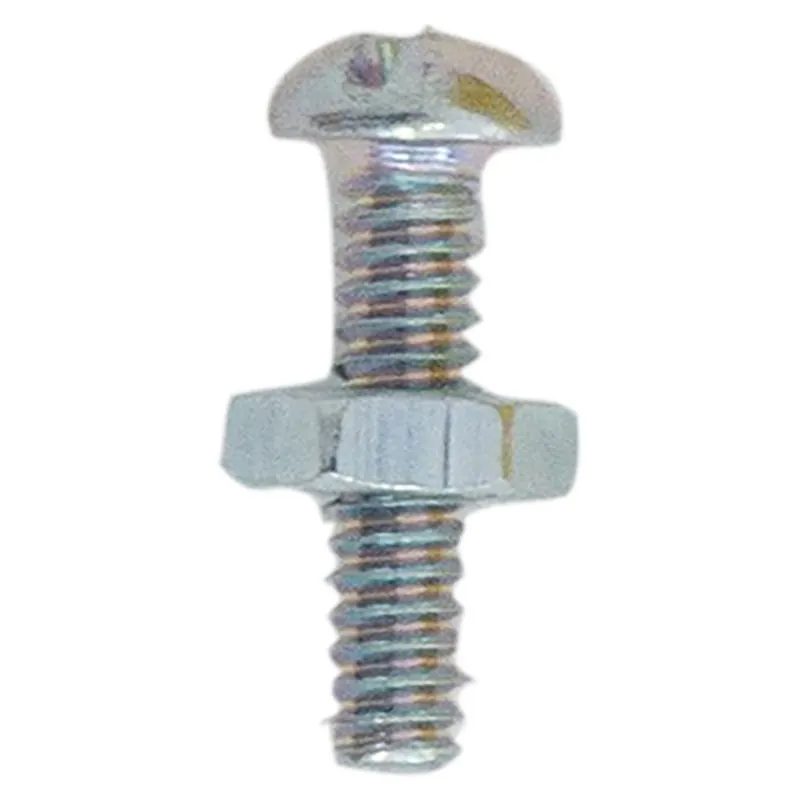 Tornillo estufa cabeza redonda 3/16" x 3/4" 25 uds incluye tuercas