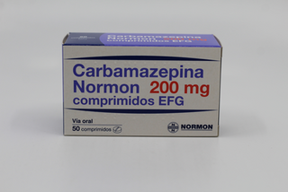 Carbamazepina Normon, 200mg, 1 de 5 Blister de 10 comprimidos