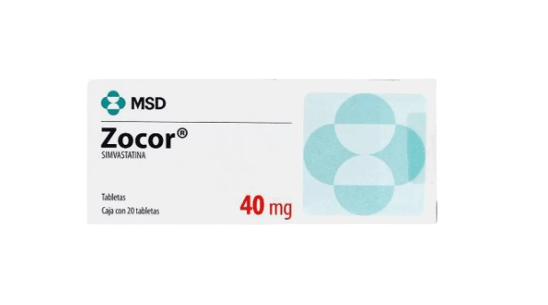 ZOCOR 40 MG TABLETAS VÍA ORAL