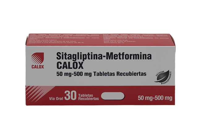 CALOX SITAGLIPTINA/METFORMINA 500MG X30